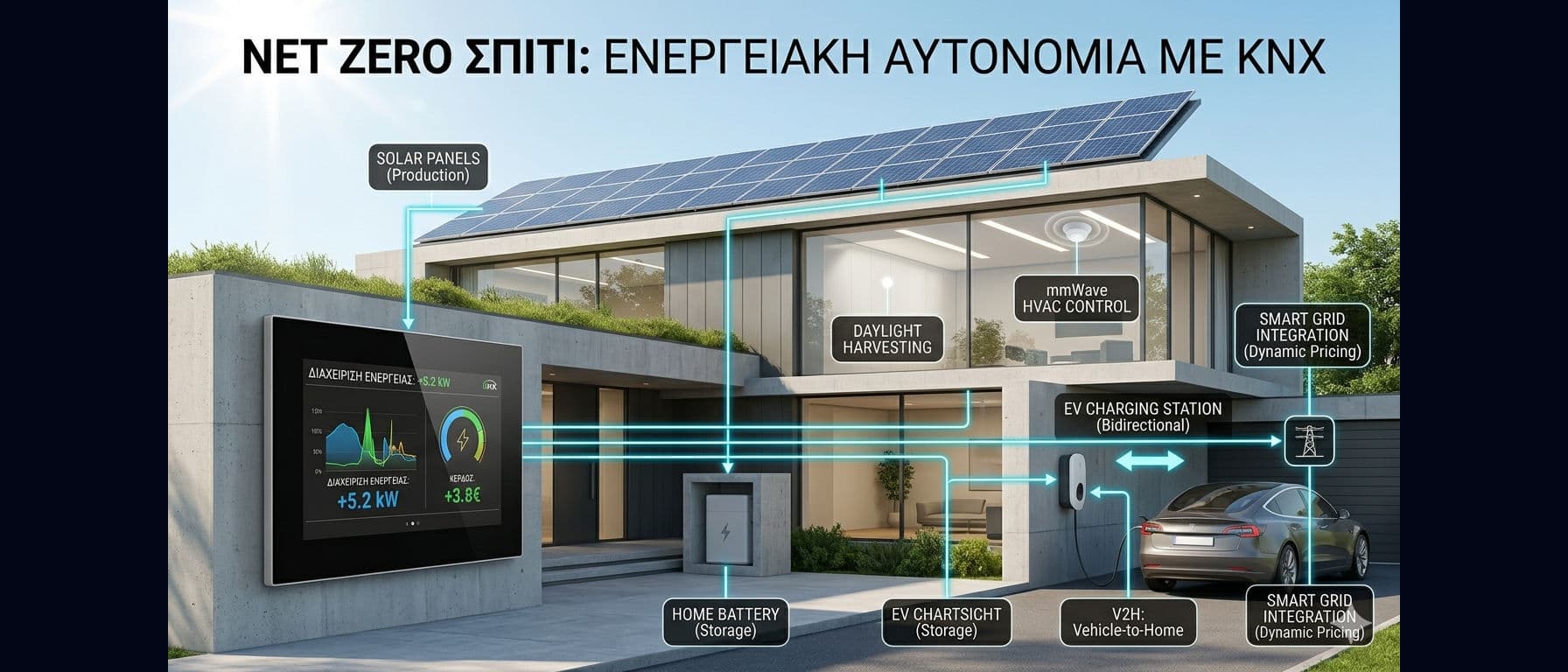 Net Zero Homes 2026: Πώς το KNX γίνεται το «κλειδί» για την ενεργειακή κρίση και τη βιωσιμότητα